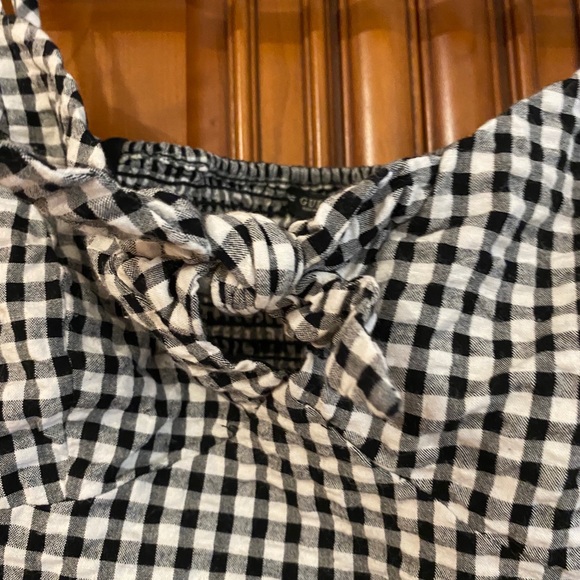 Guess Gingham Crop Top 1/2 Matching Set - Picture 4 of 6